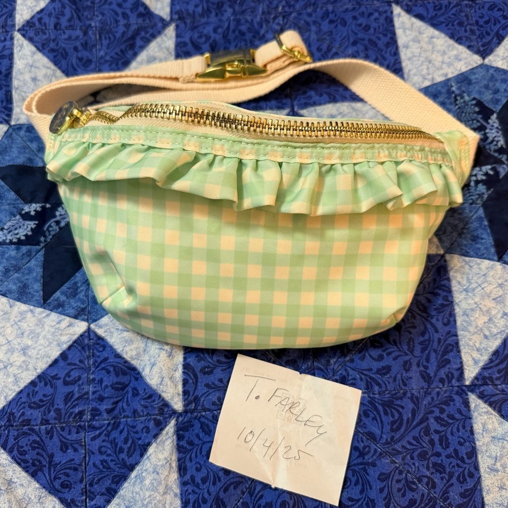 Stoney Clover mint chip ruffled Bag